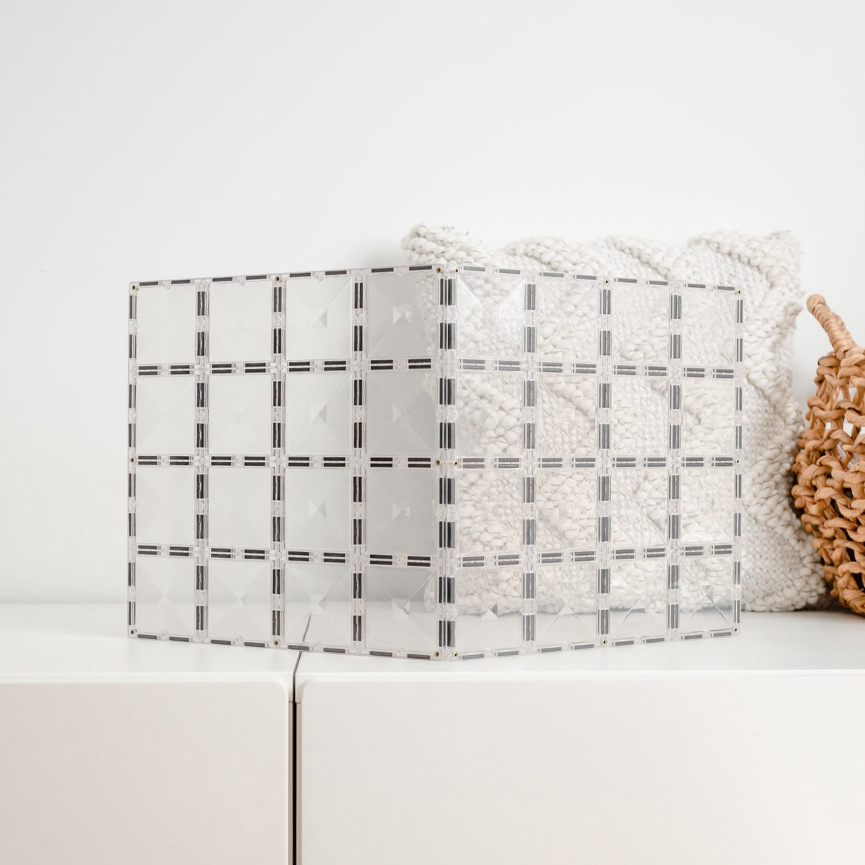 Connetix Clear Base Plate Pack 2 Styks