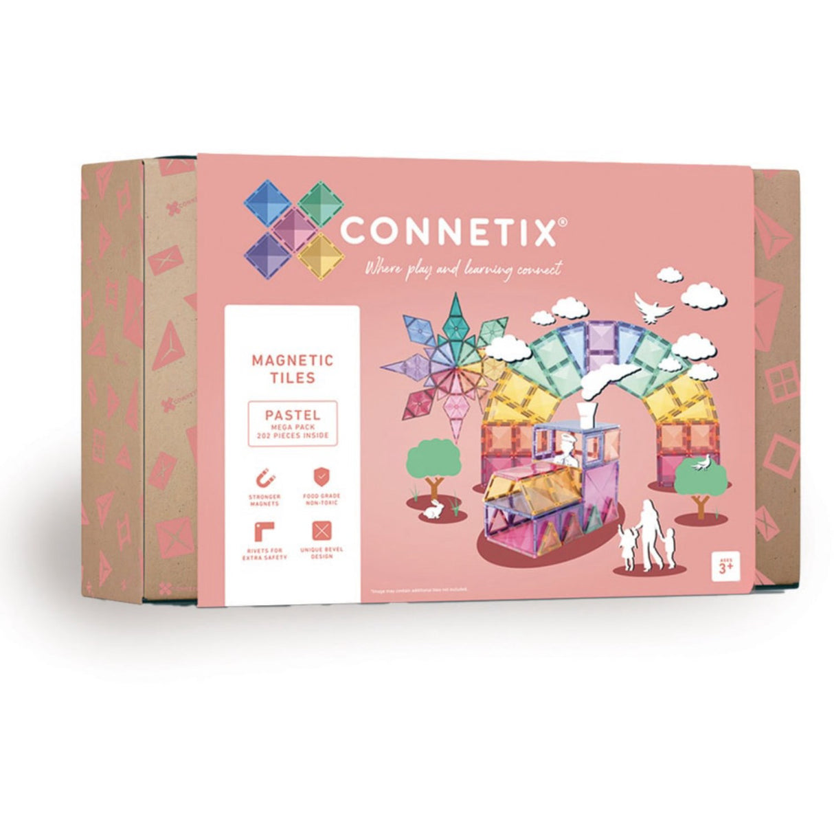 Connetix Pastel Mega Pack 202 Styks