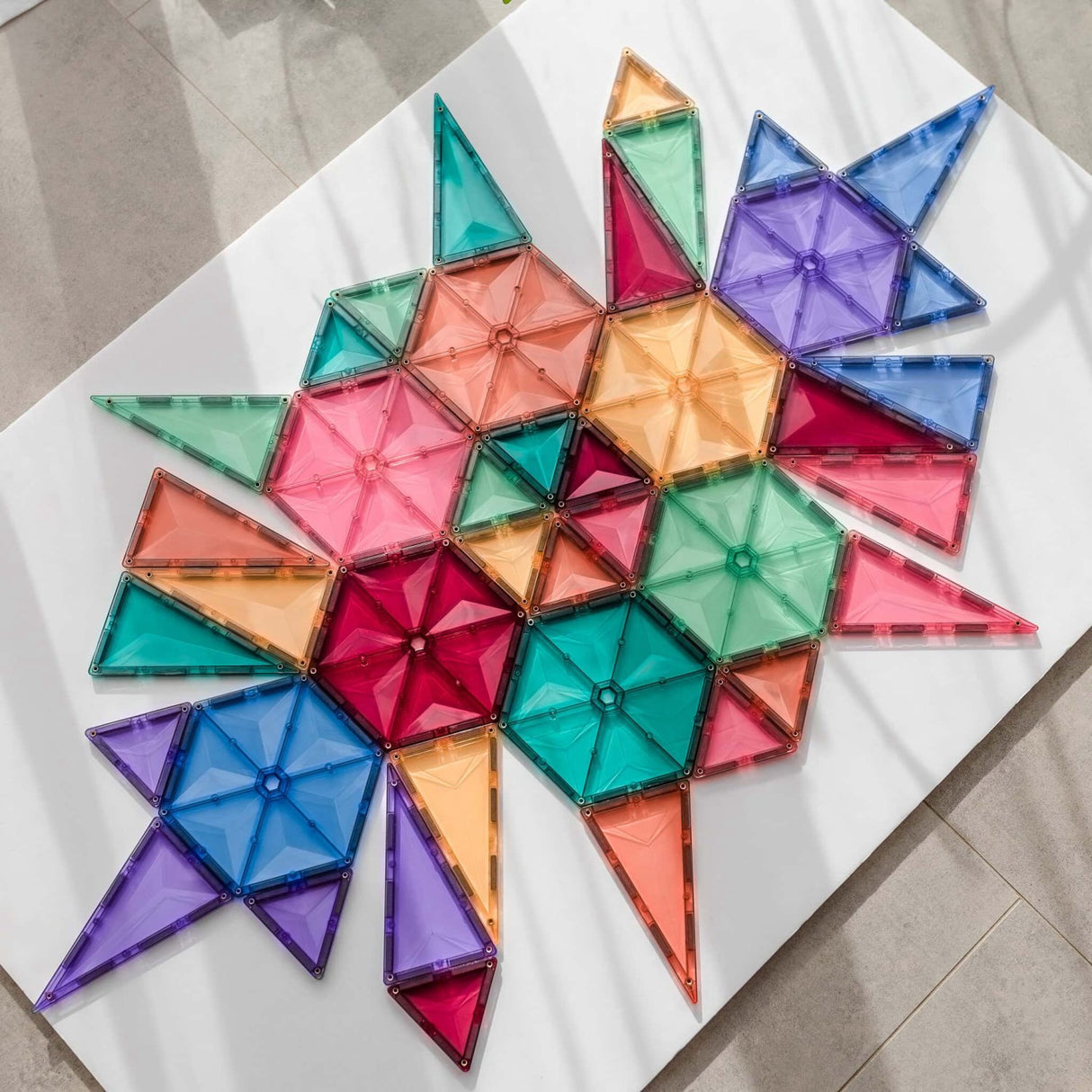 Connetix Pastel Geometry Pack 40 Styks