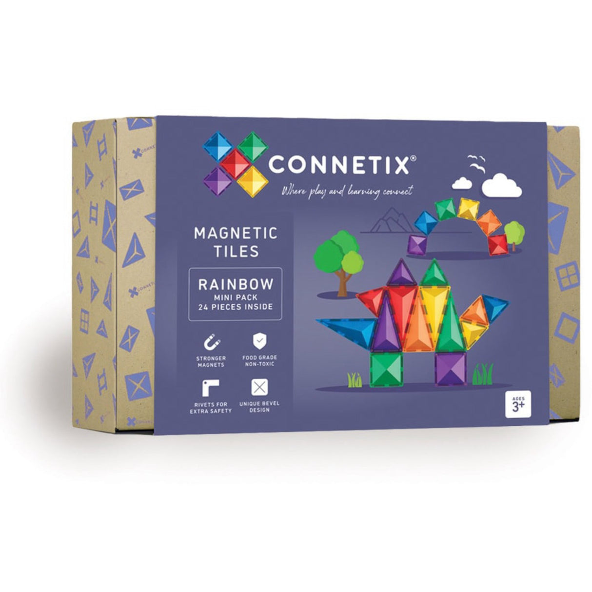 Connetix Rainbow Mini Pack 24 Styks