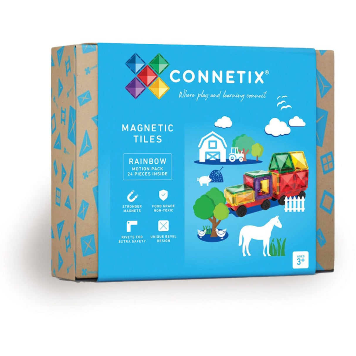 Connetix Rainbow Motion Pack 24 Styks