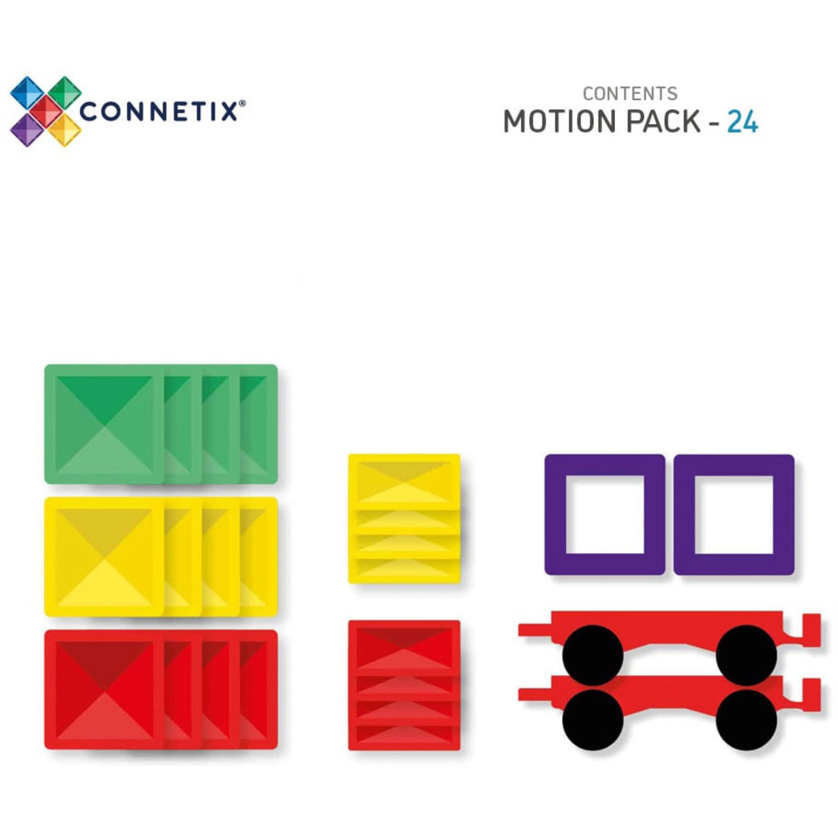 Connetix Rainbow Motion Pack 24 Styks