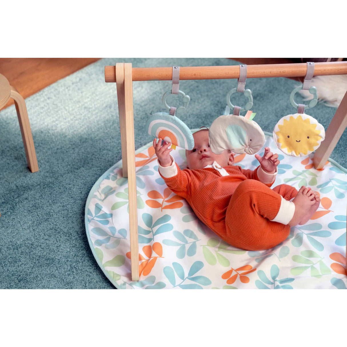 Ingenuity Sun Valley™ Wooden Leksak Arch & Play Mat