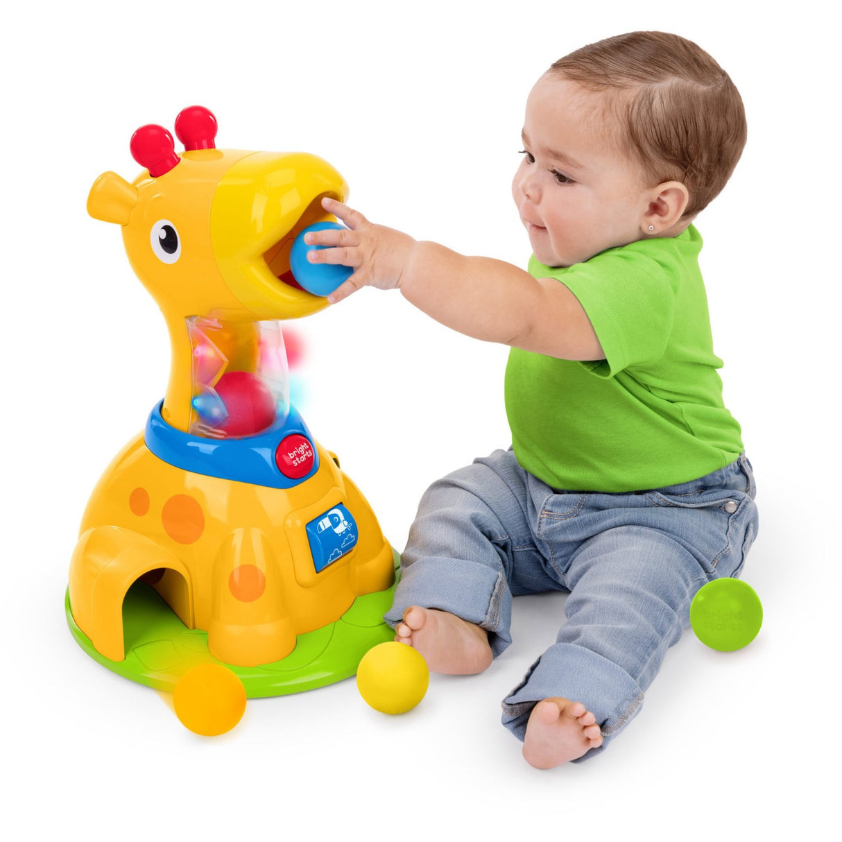Bright Starts Spinnin’ Spots Giraffe™ Boll Play Leksak