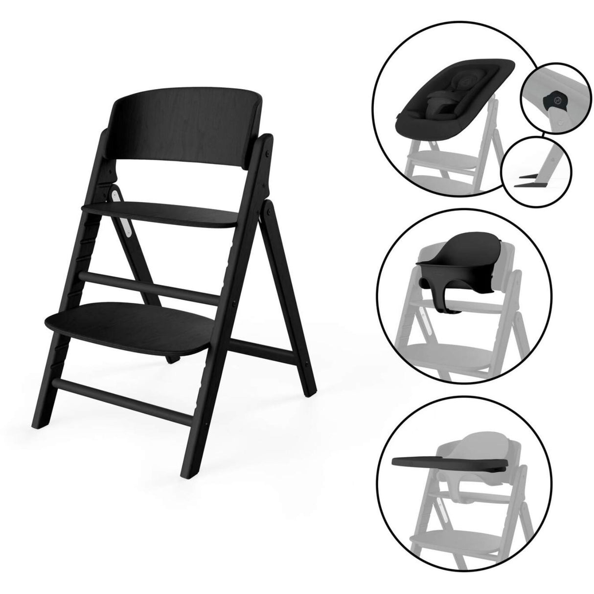 Cybex Stunning Black Click&Fold 4in1