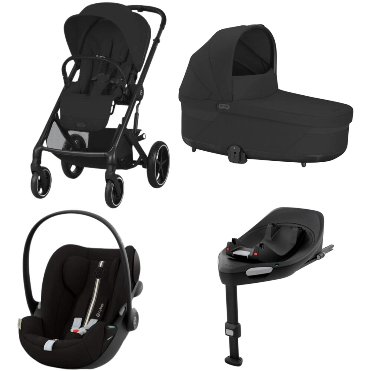 Cybex Moon Black Balios S Lux Bundle