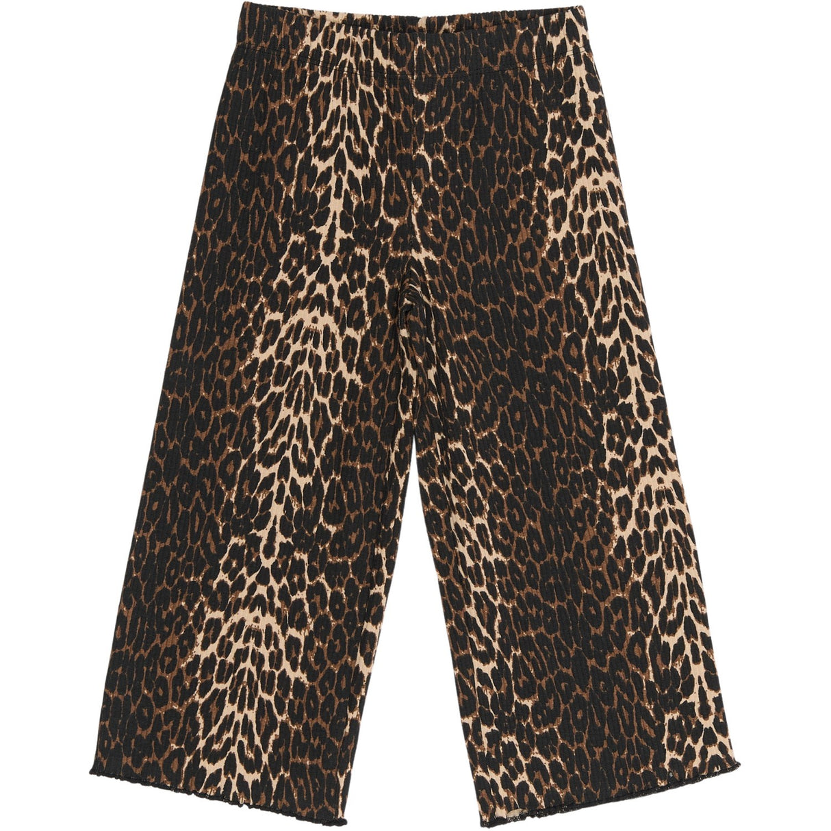 THE NEW Siblings Oxford Tan AOP Ellie Wide Rib Byxor