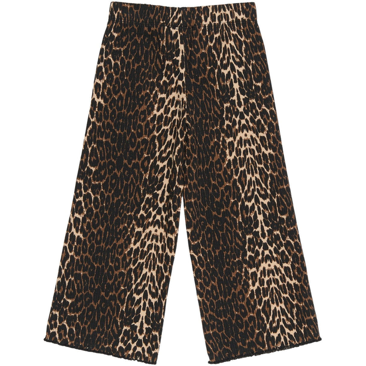 THE NEW Siblings Oxford Tan AOP Ellie Wide Rib Byxor