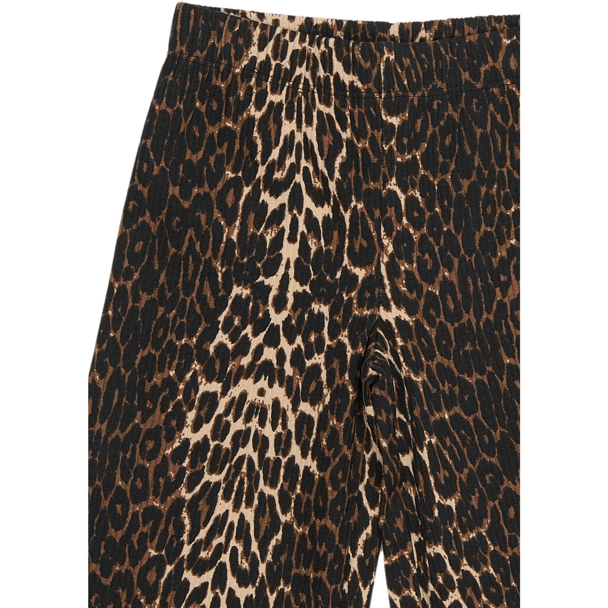 THE NEW Siblings Oxford Tan AOP Ellie Wide Rib Byxor