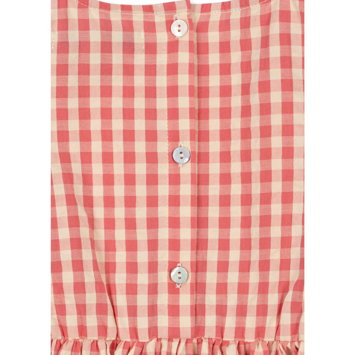 Konges Sløjd Flamingo Plume Check Kim Frill Klänning Gots