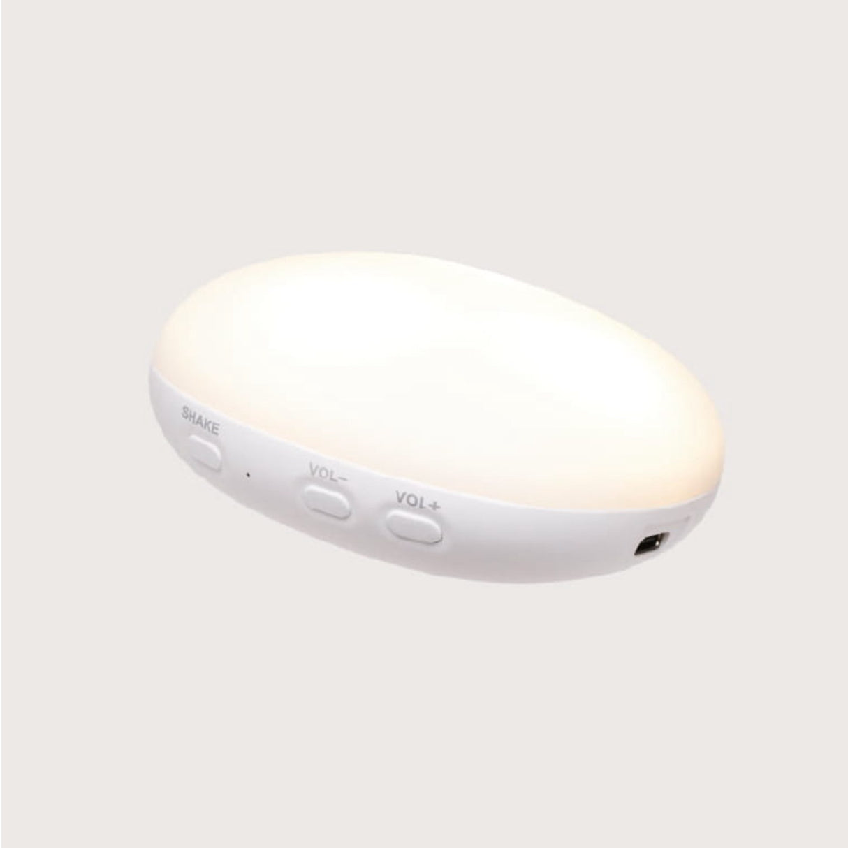 Moonie Gray 2.0 Organic Humming Björn Med en Lampa