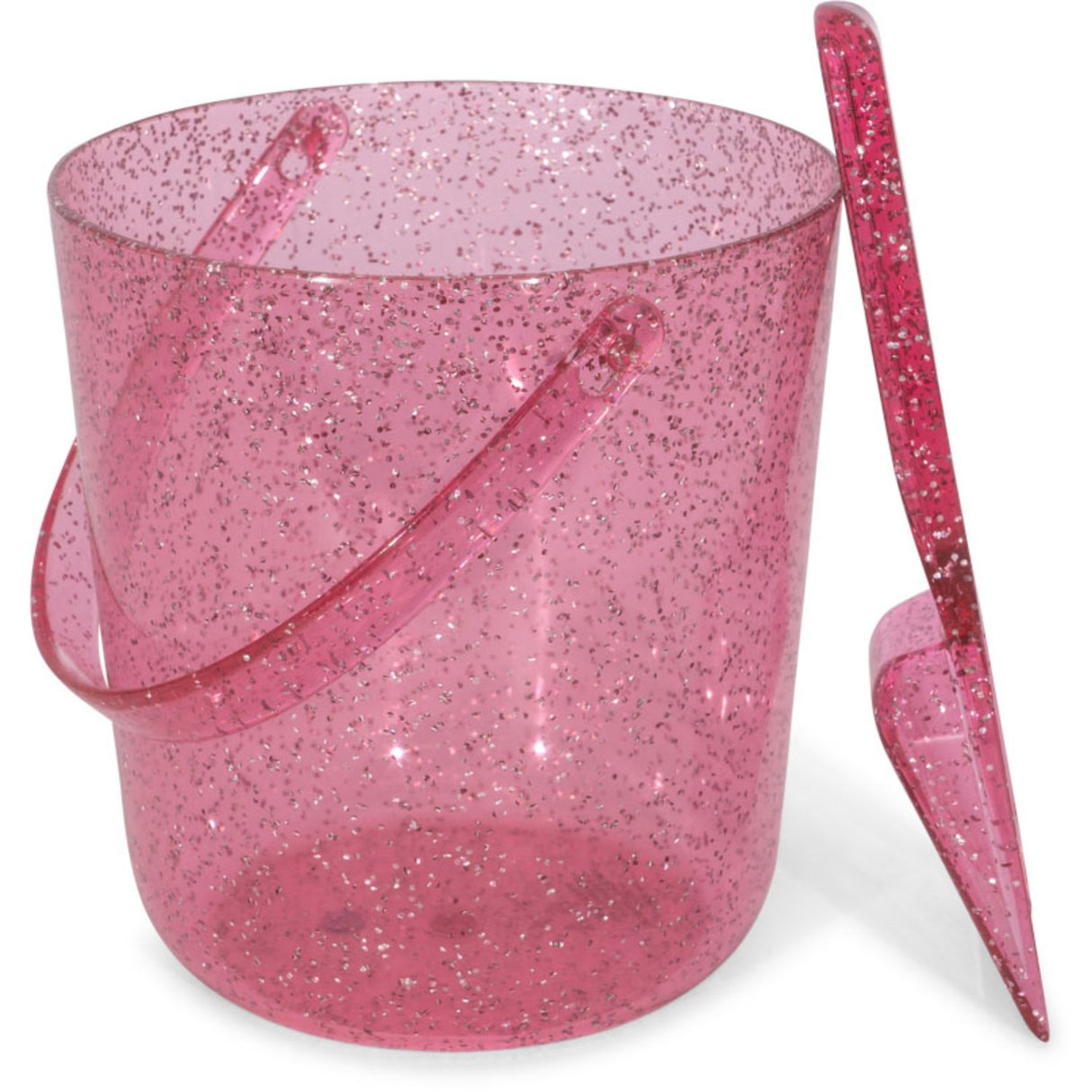 Konges Sløjd Sparkling Pink Strand Hink och Skyffel Glitter