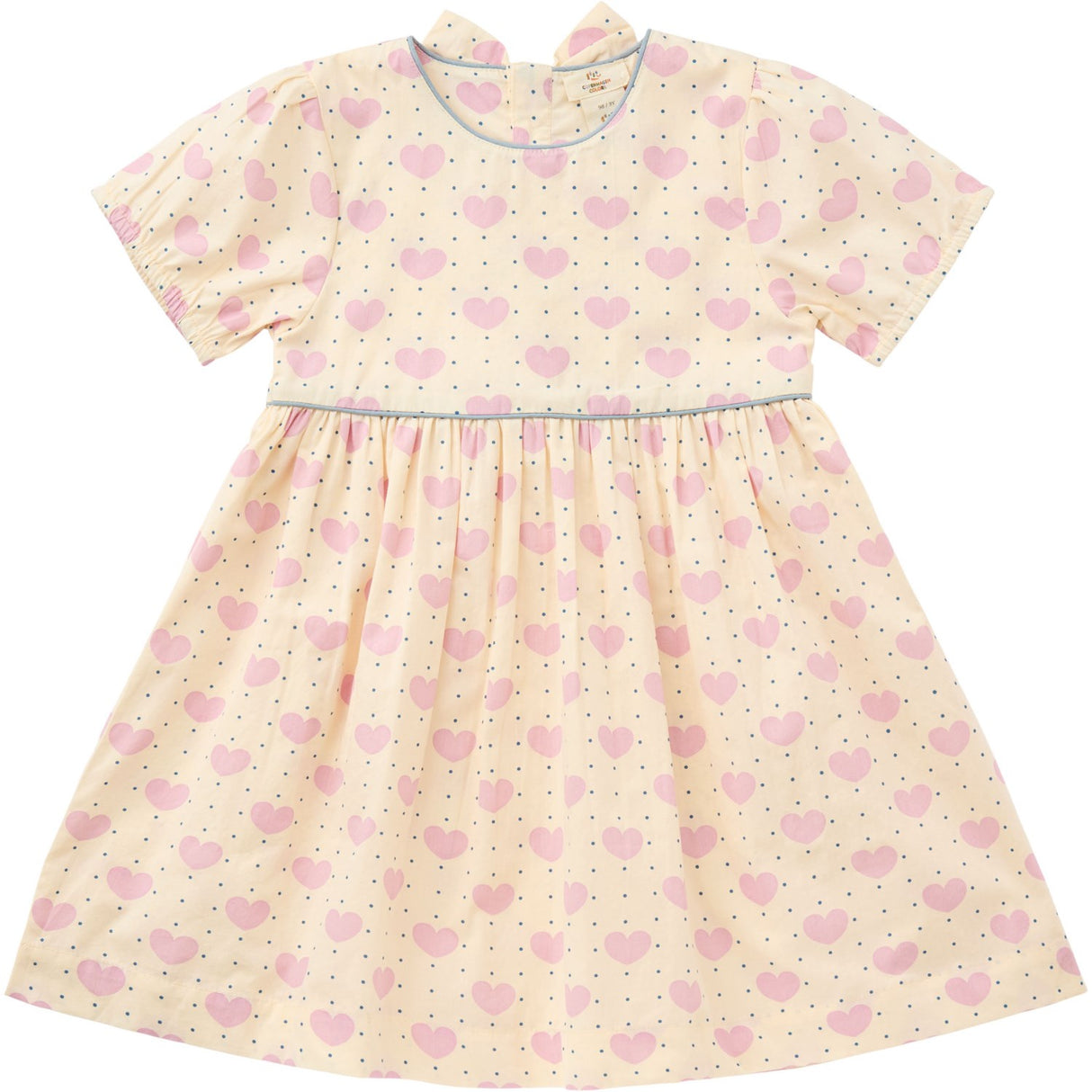 COPENHAGEN COLORS Heart Aop Heart & Dots Klänning