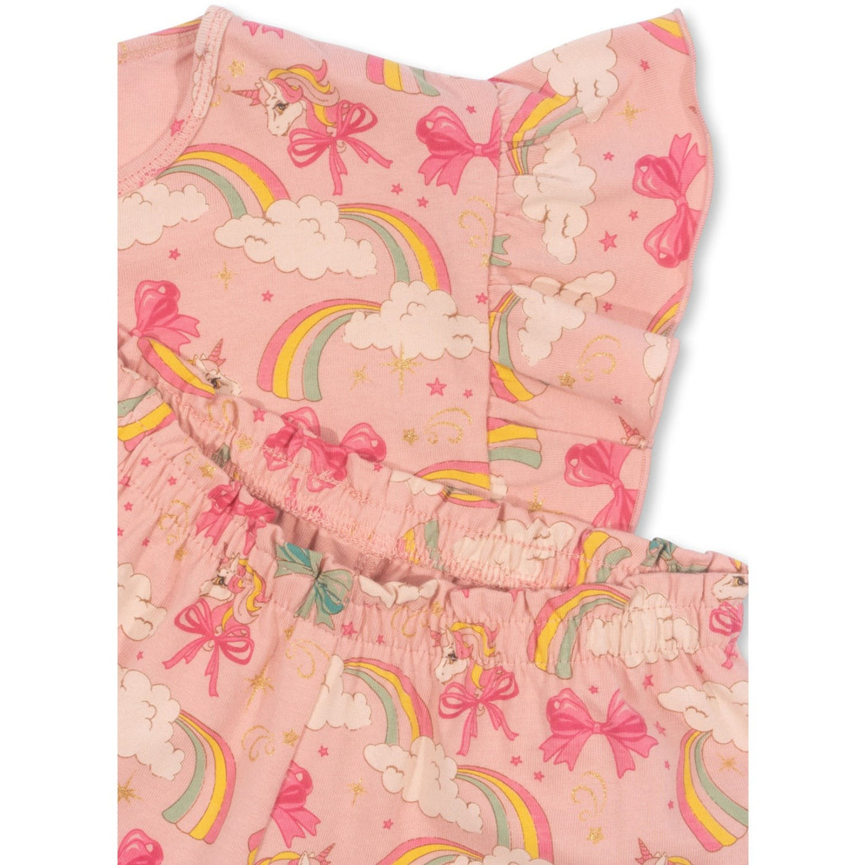 Konges Sløjd Rainbow Rosett Lin Frill Set Gots