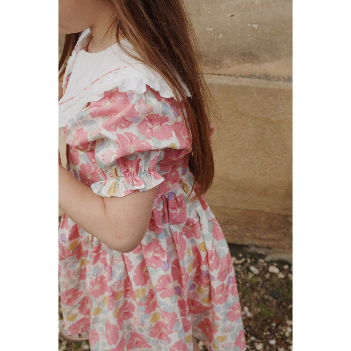 Konges Sløjd Fleur Anglaise Coeur Krage Klänning Gots