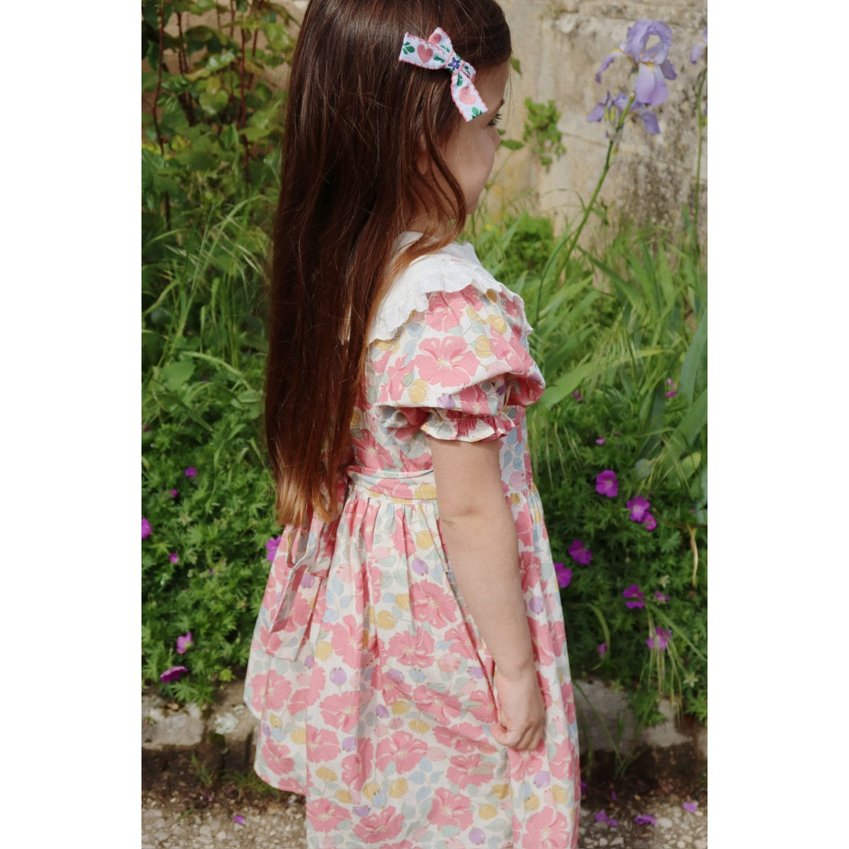 Konges Sløjd Fleur Anglaise Coeur Krage Klänning Gots