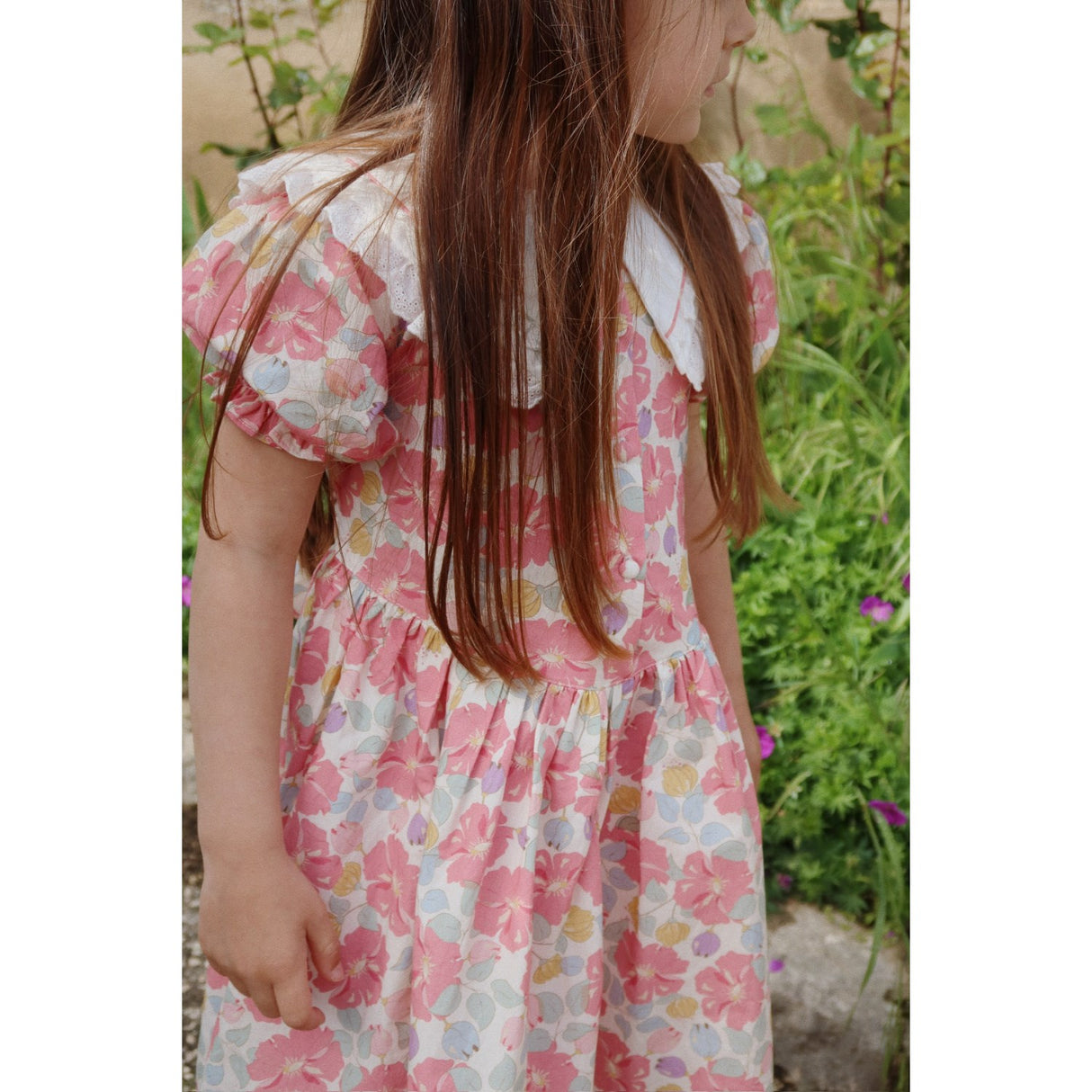 Konges Sløjd Fleur Anglaise Coeur Krage Klänning Gots