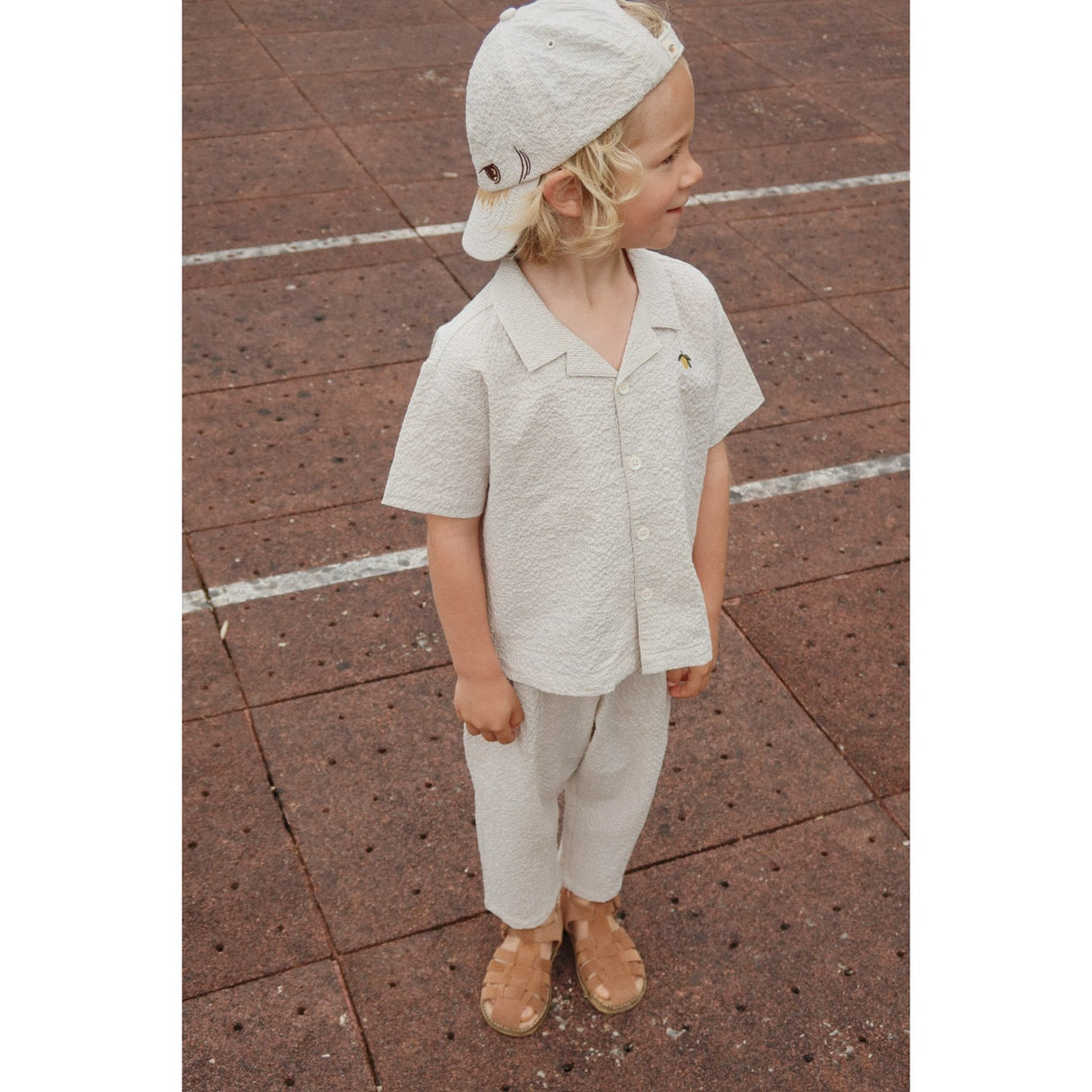 Konges Sløjd Quarry Stripe Elliot Shark Keps Gots