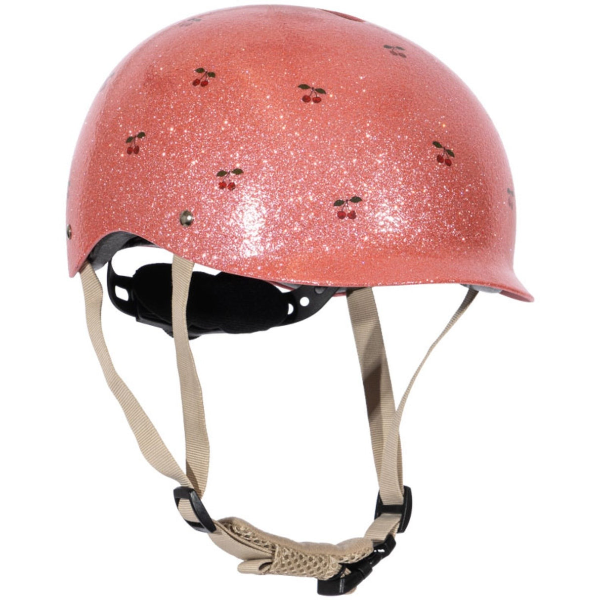Konges Sløjd Cherry Glitter Bicycle Hjälm Glitter