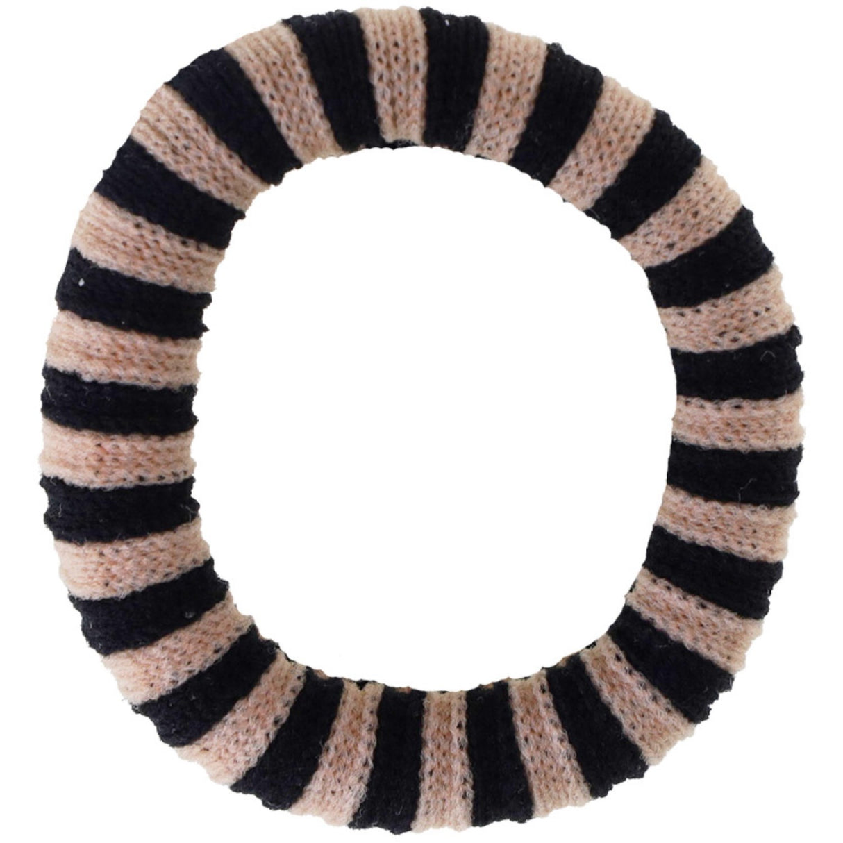 Bow's by Stær Ea Hair Elastic - Svart/Ros Randig 6-pack