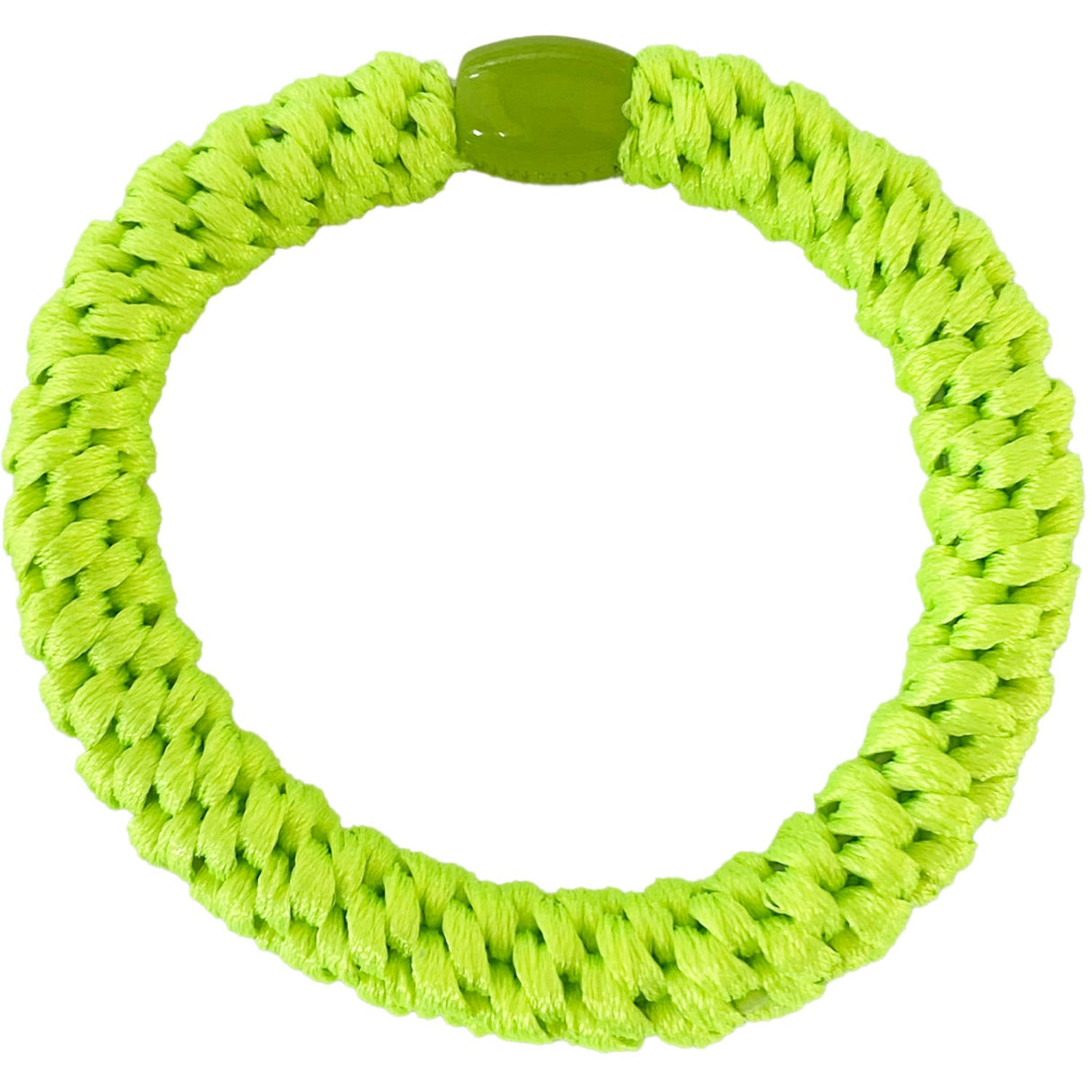 Bow's by Stær Flätat Hår Elastiskt - Basic Neon Yellow 6-pack