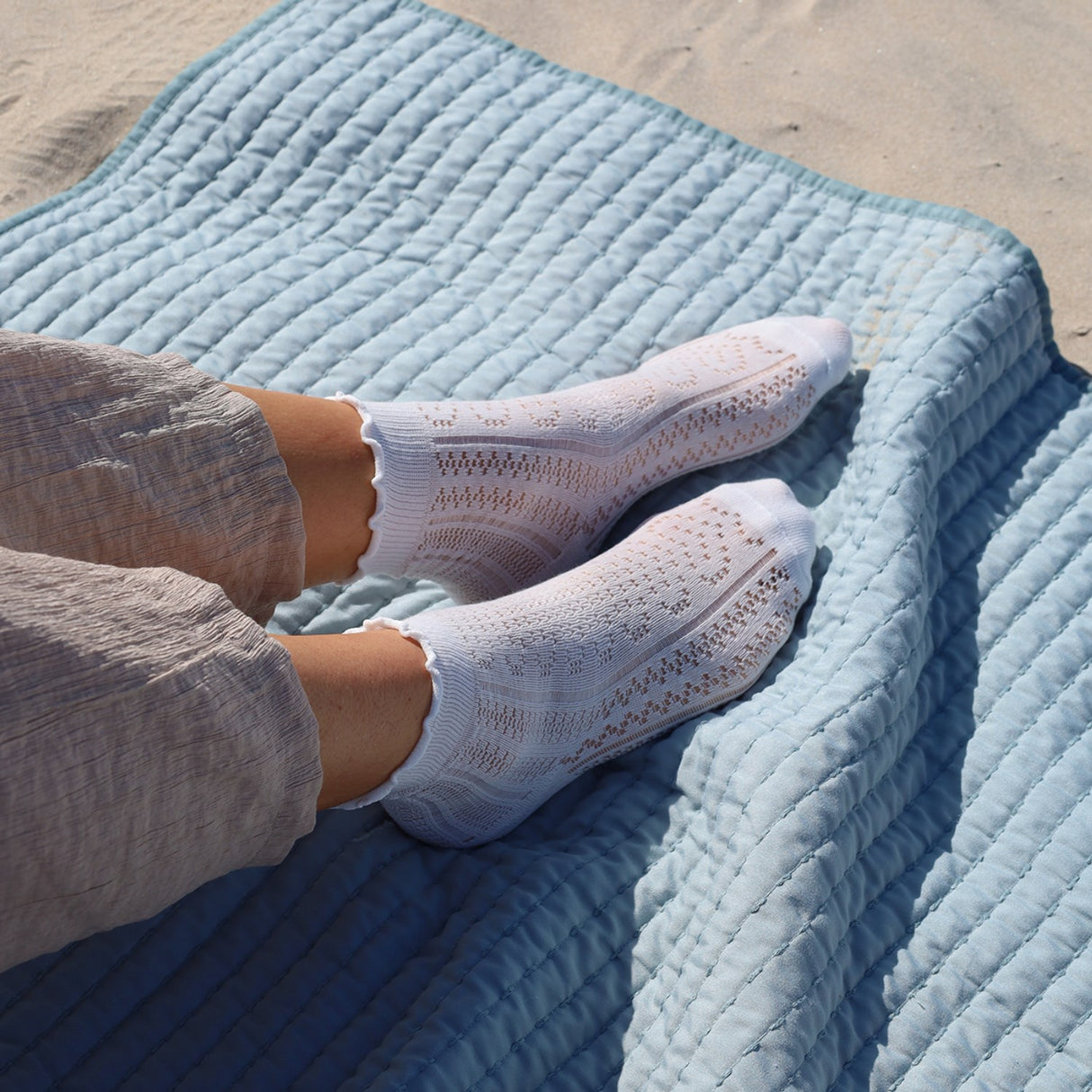 Bow's by Stær Strumpor - Onesize - Volang Vit