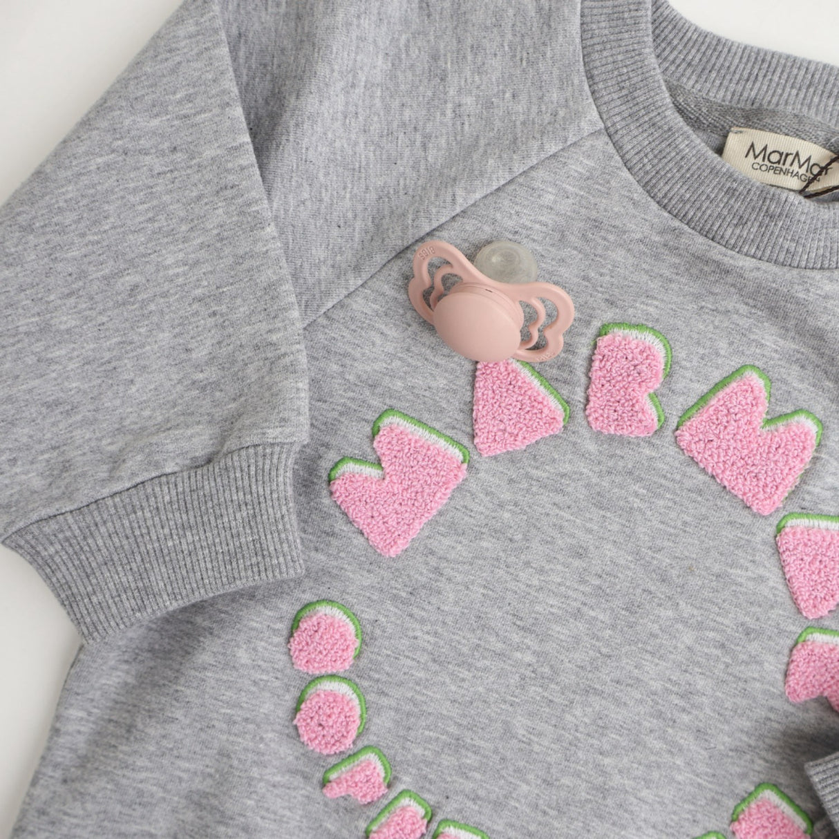 MarMar Double Jersey Pink Logo Theos Sweatshirt