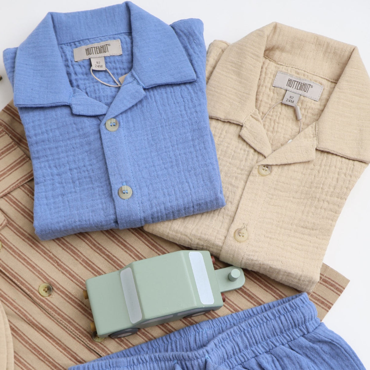 Huttelihut Irish Cream Skjorta Muslin