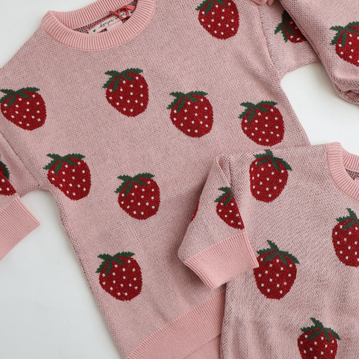 Konges Sløjd Strawberry Lapis Lurex Stickad Blus