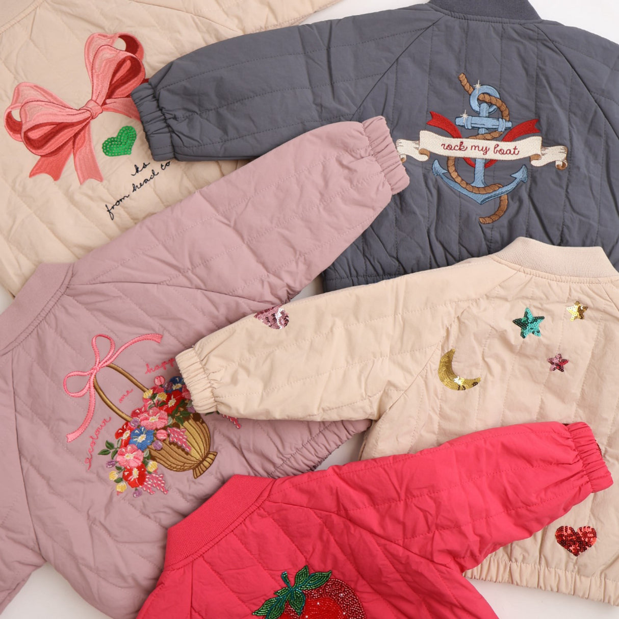 Konges Sløjd Oxford Tan Stars Juno Bomberjacka