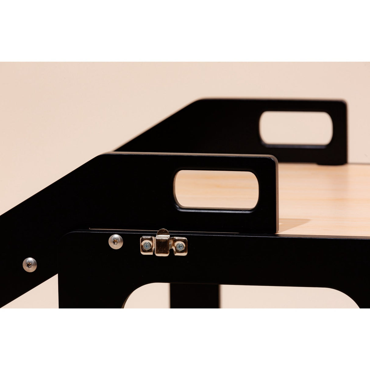 Duck Woodworks Foldable Kitchen Tower w. Slide Black