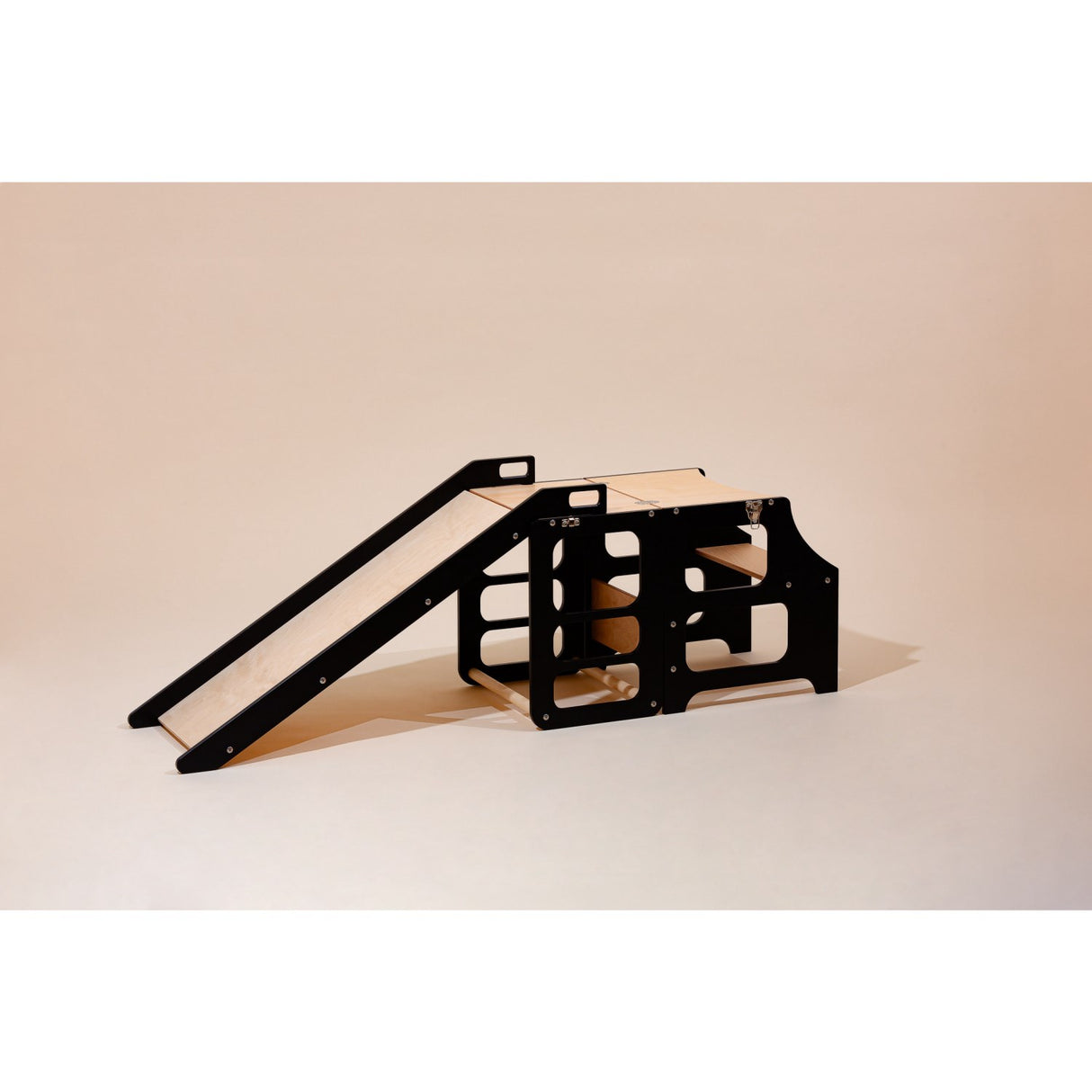 Duck Woodworks Foldable Kitchen Tower w. Slide Black