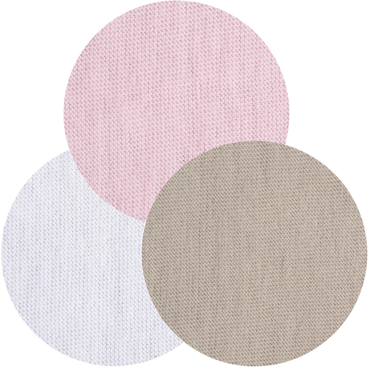 babybay® White/Beige/Rosé Nest Snake Jersey Flätad 280 Cm
