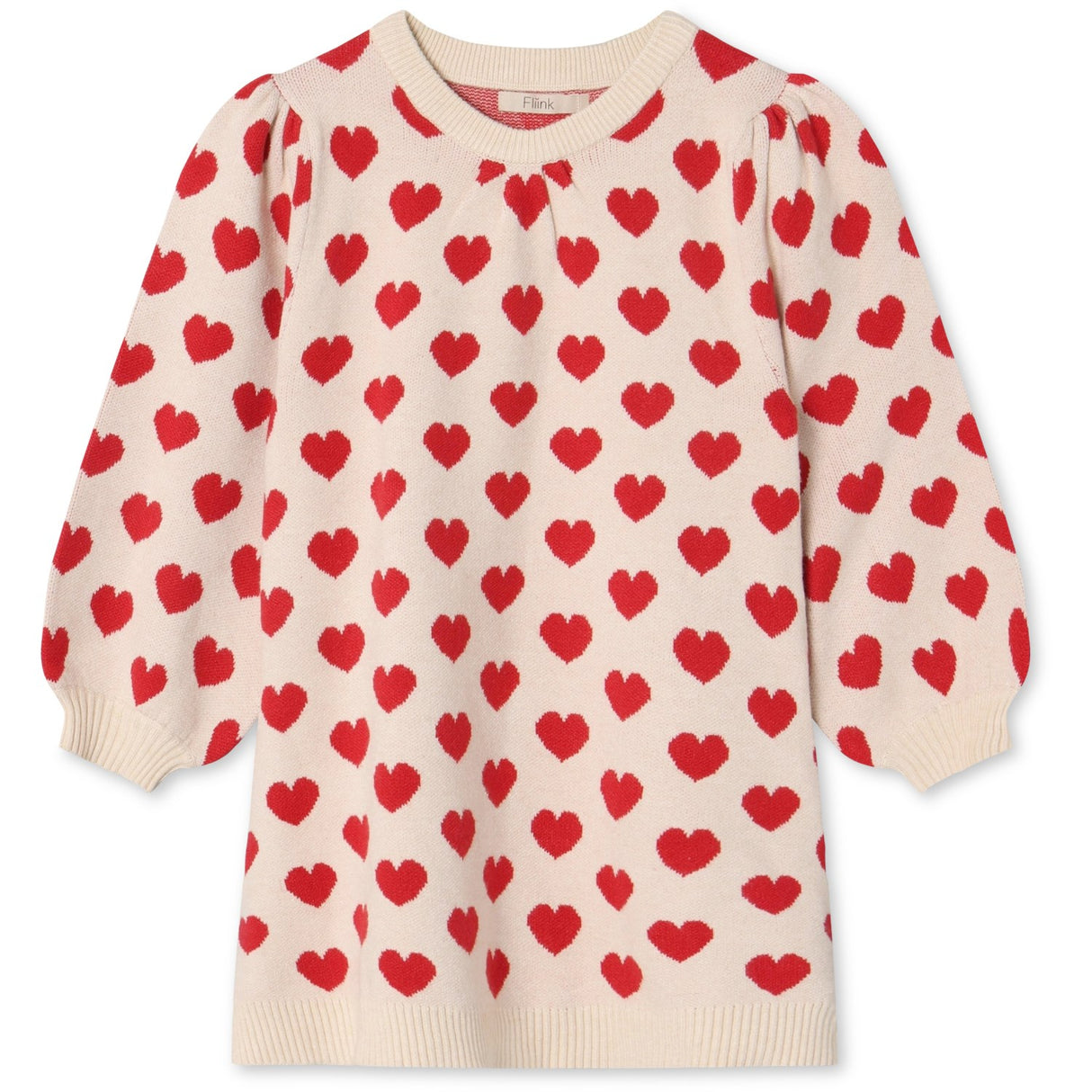 Fliink Pompeian Red/ Sandshell Alon Heart Klänning
