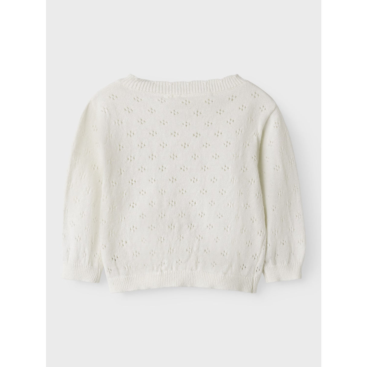 Lil'Atelier Coconut Milk Gliva Ivo Stickad Cardigan