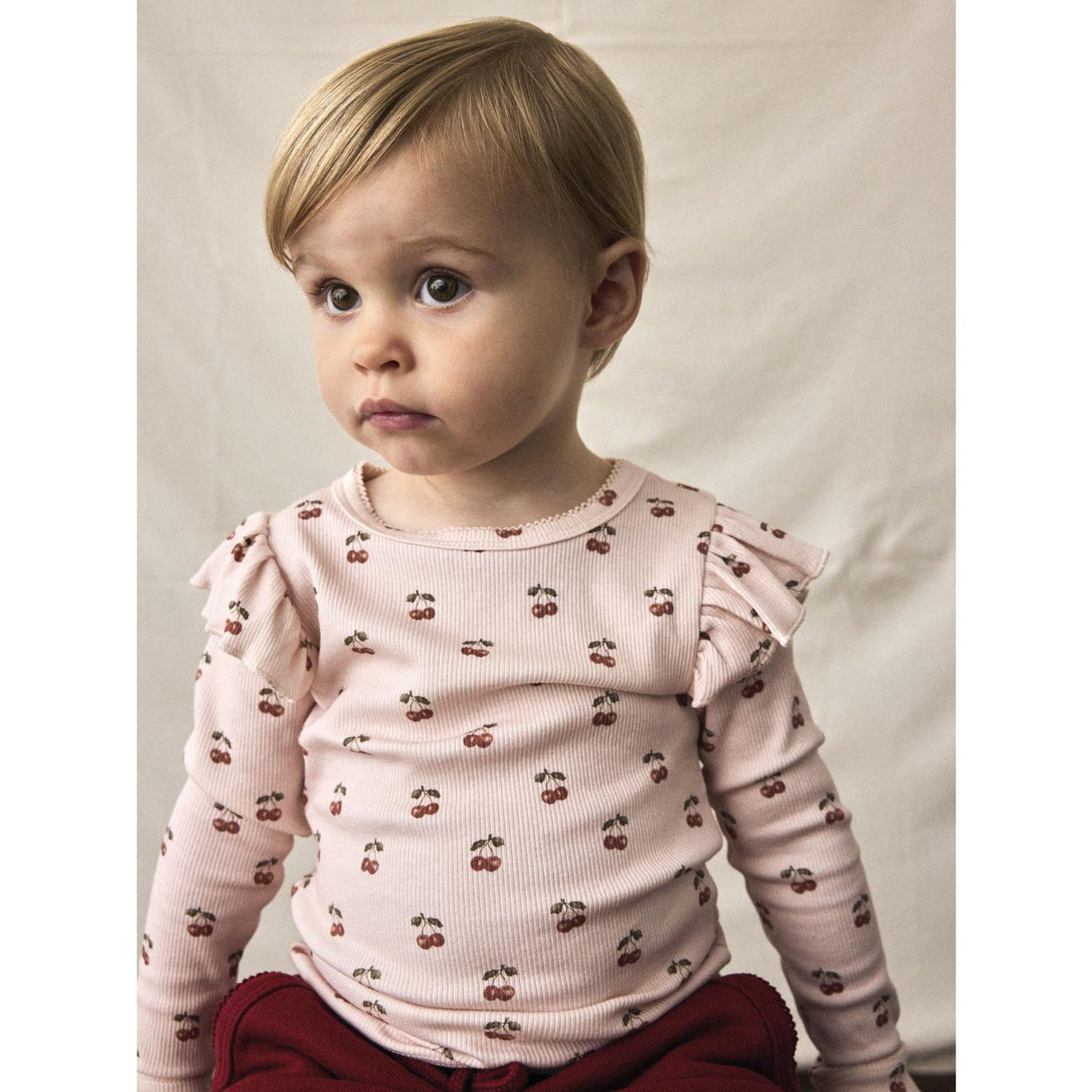 Lil'Atelier Silver Peony Lavo Eve Slim Blus