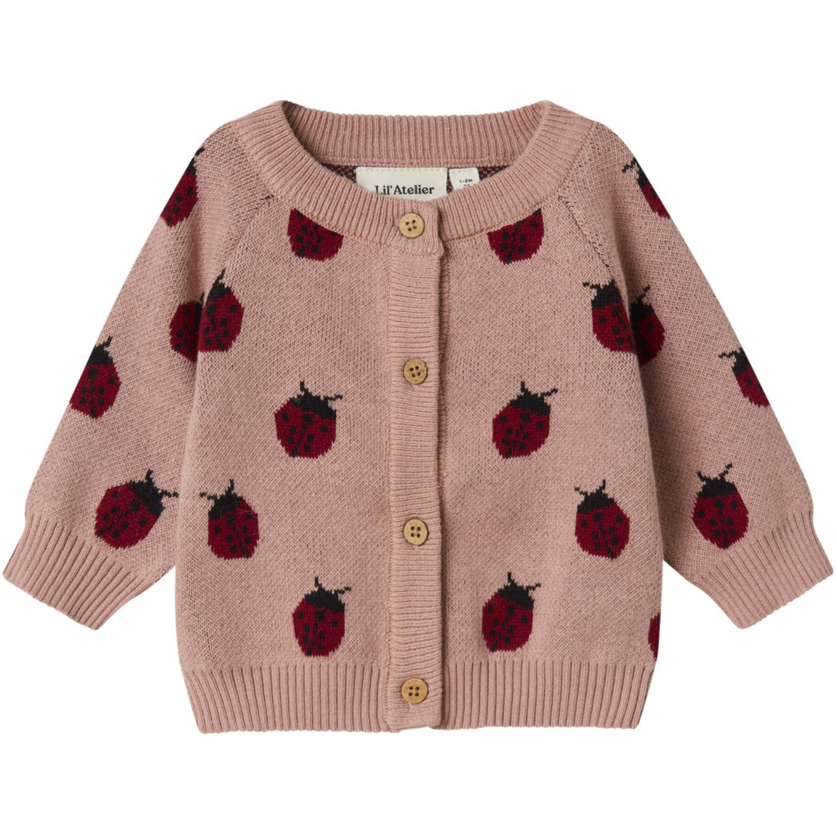 Lil'Atelier Misty Rose Lulio Stickad Cardigan Noos