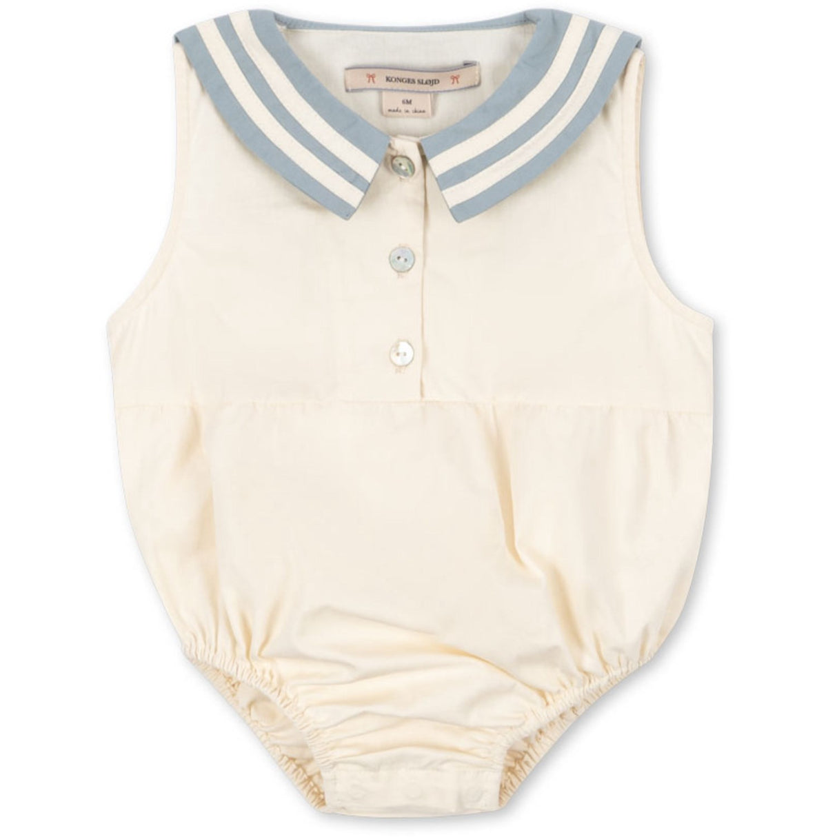 Konges Sløjd Ashley Blue Celebration Sailor Romper GOTS