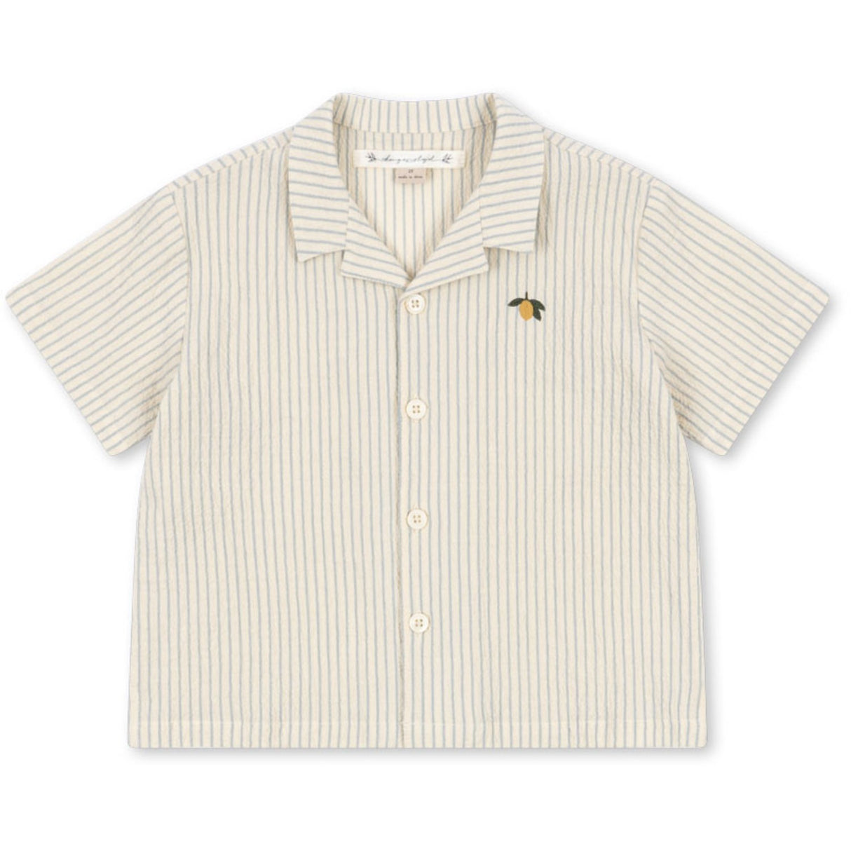Konges Sløjd Cloud Stripe Celebration Elliot Ss Skjorta GOTS