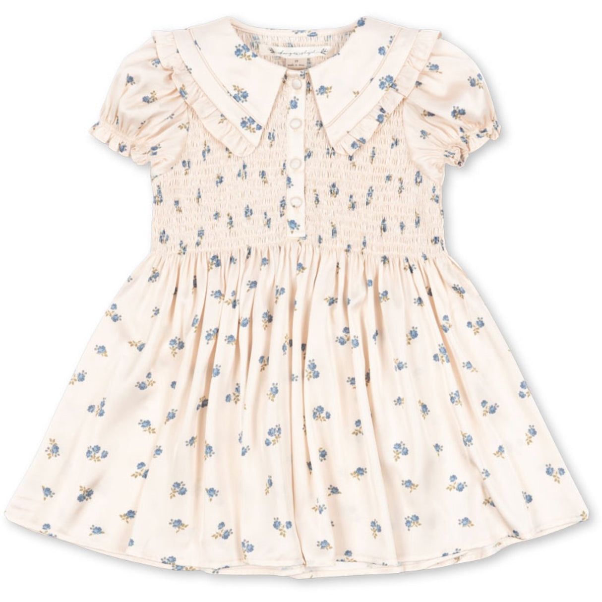 Konges Sløjd Rosa Bleu Celebration Sheeny Smock Klänning