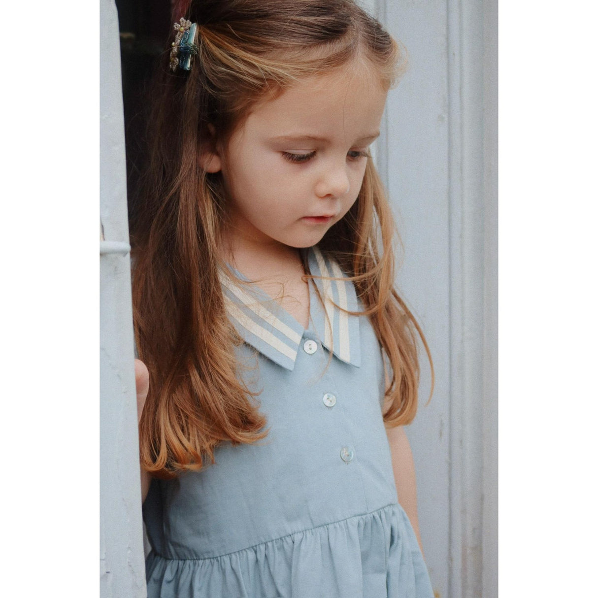 Konges Sløjd Ashley Blue Celebration Allie Sailor Klänning GOTS