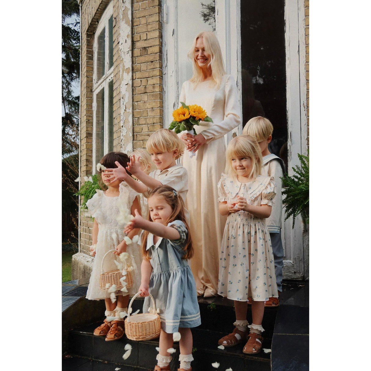 Konges Sløjd Ashley Blue Celebration Allie Sailor Klänning GOTS