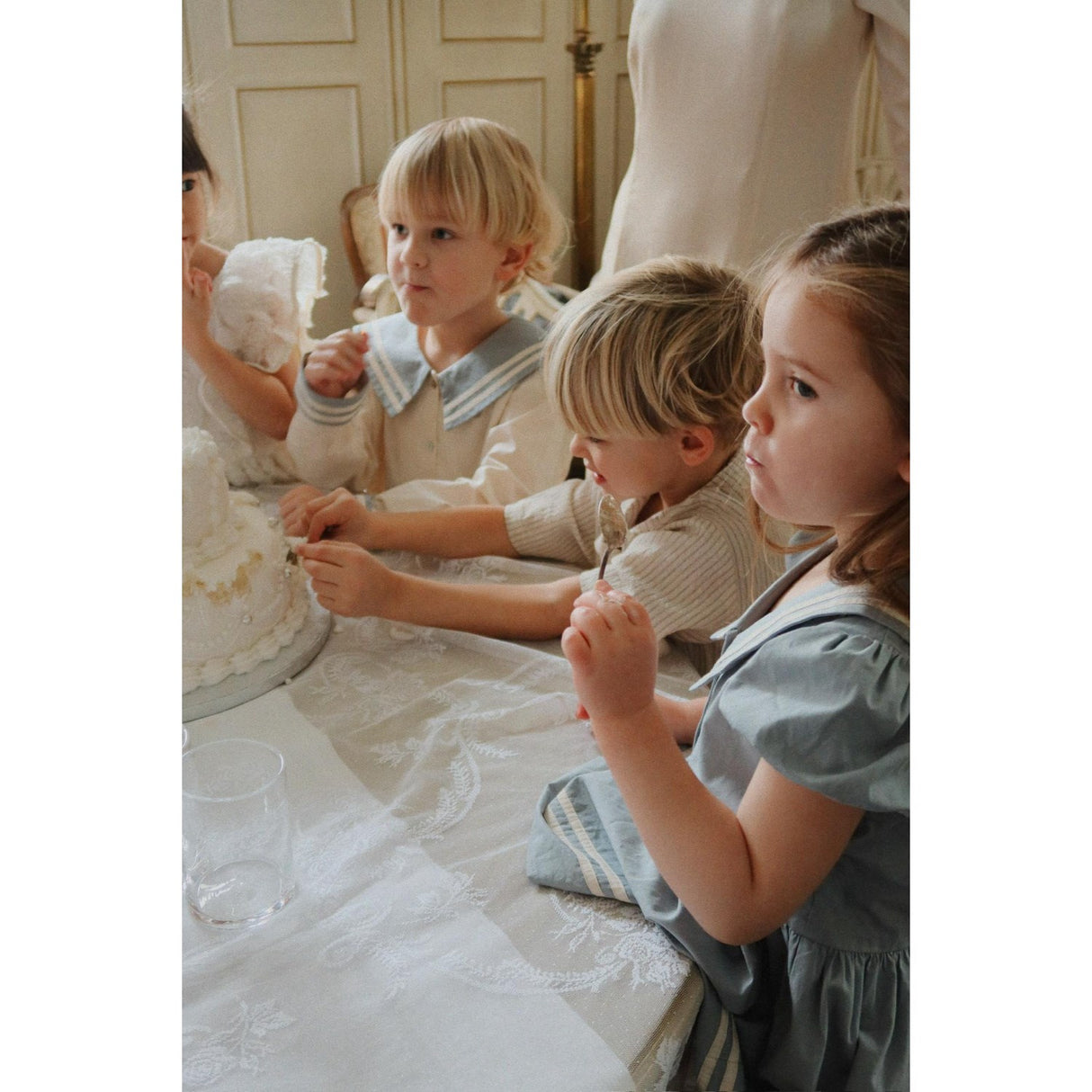 Konges Sløjd Ashley Blue Celebration Allie Sailor Klänning GOTS