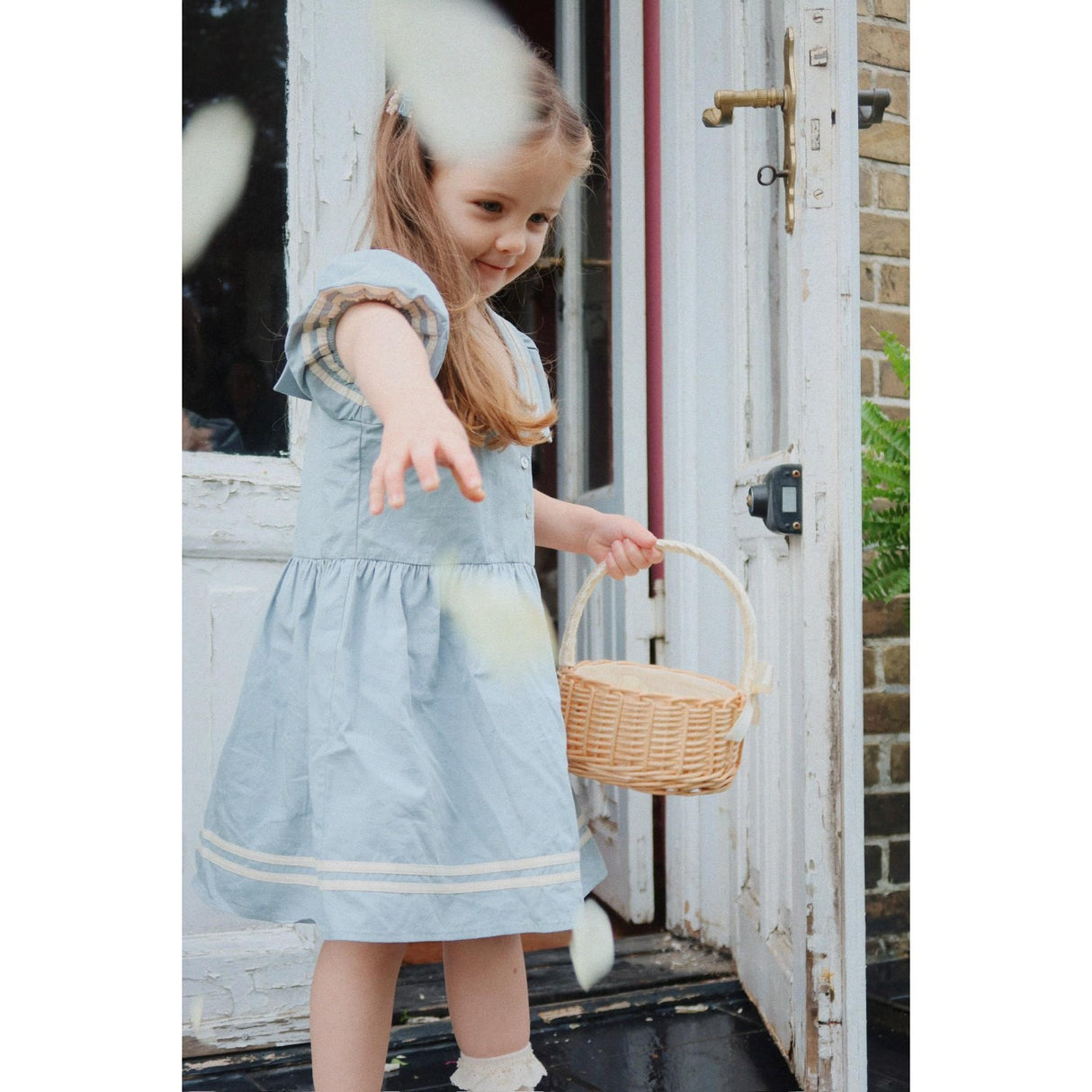 Konges Sløjd Ashley Blue Celebration Allie Sailor Klänning GOTS