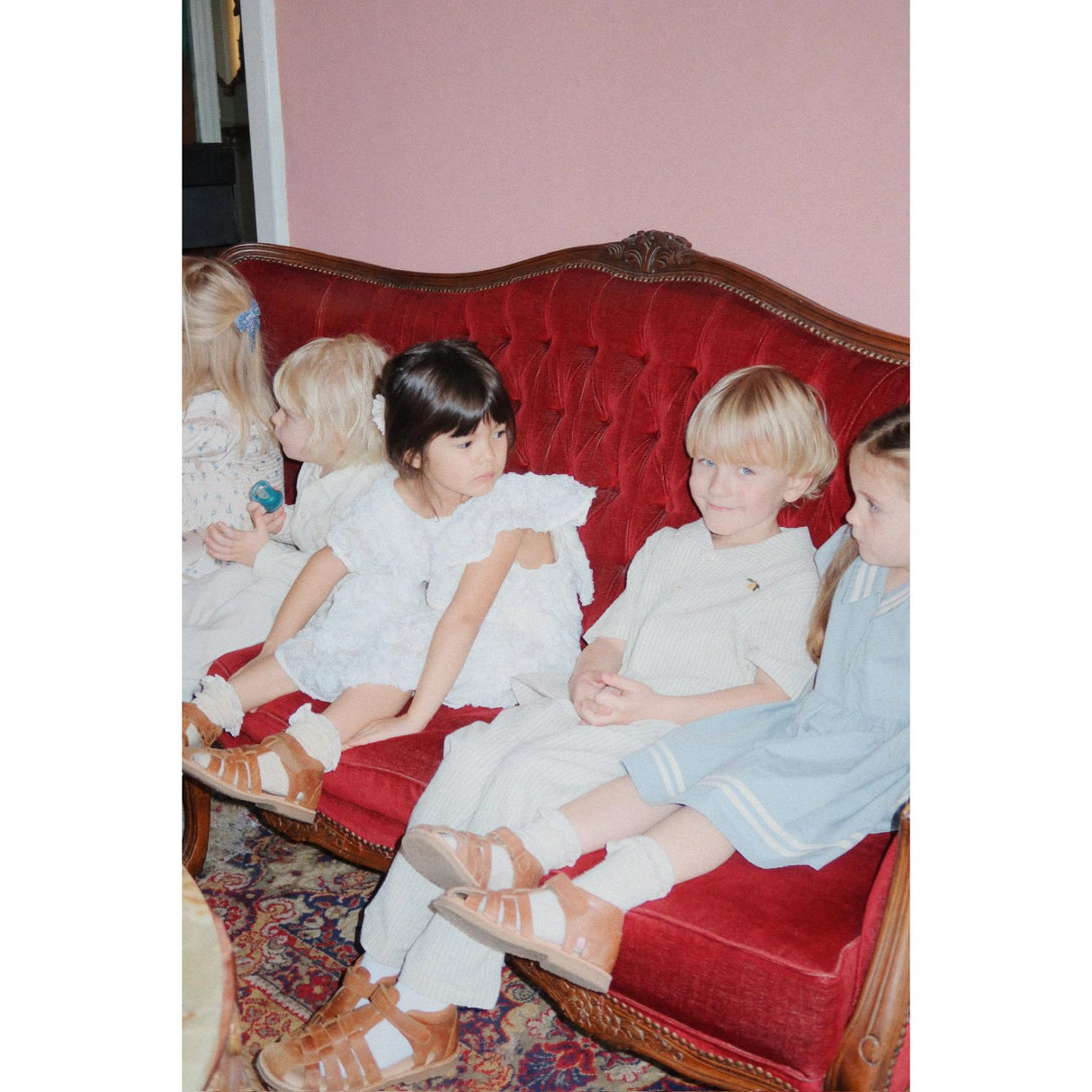 Konges Sløjd Cloud Stripe Celebration Elliot Ss Skjorta GOTS