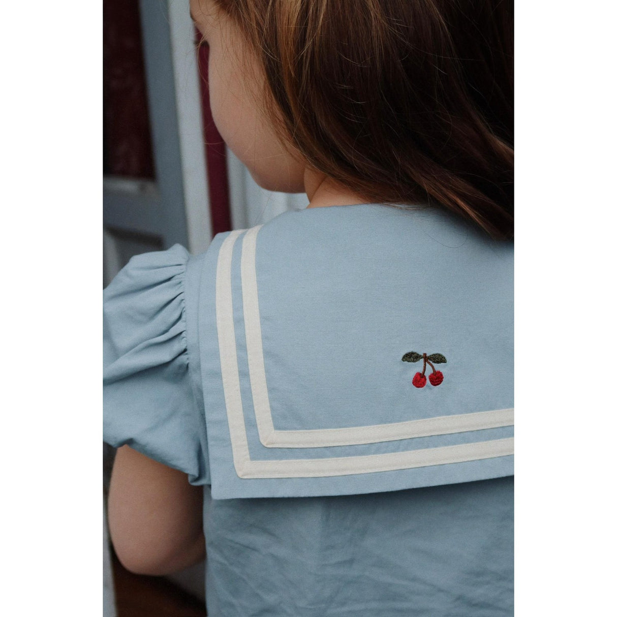 Konges Sløjd Ashley Blue Celebration Allie Sailor Klänning GOTS