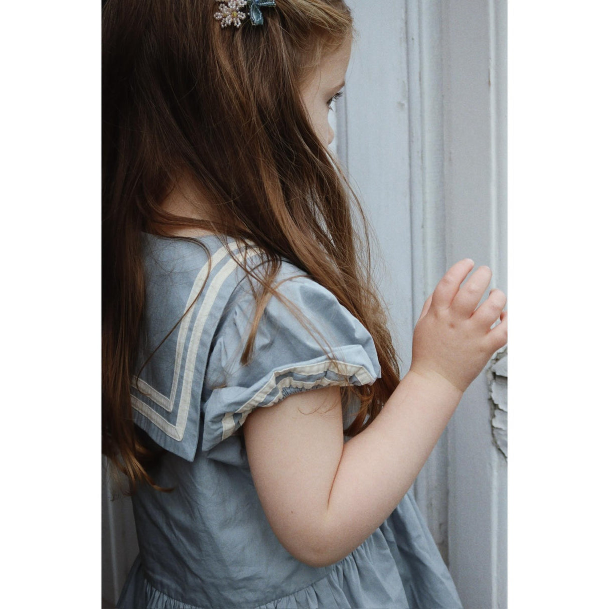 Konges Sløjd Ashley Blue Celebration Allie Sailor Klänning GOTS