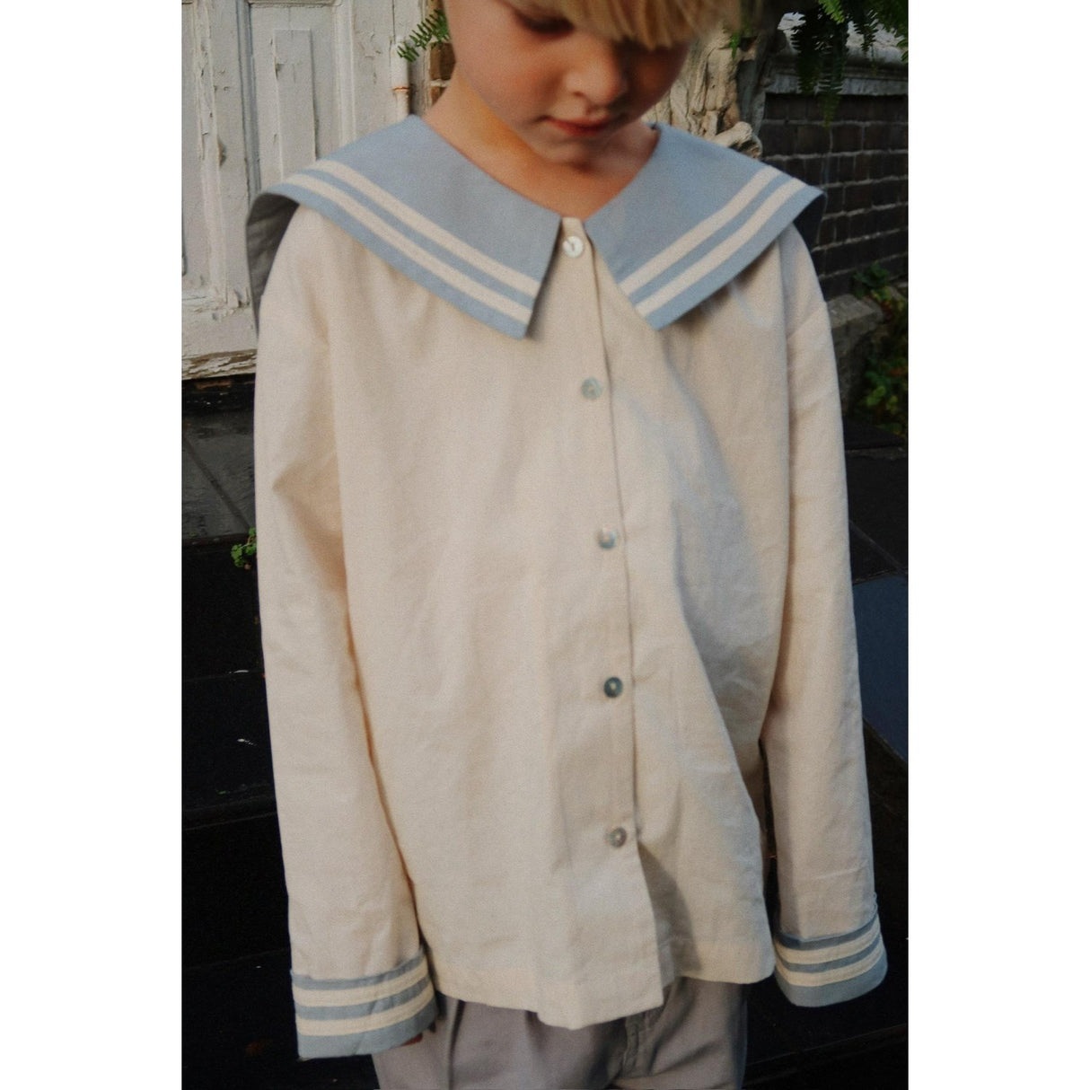 Konges Sløjd Ashley Blue Celebration Sailor Skjorta GOTS