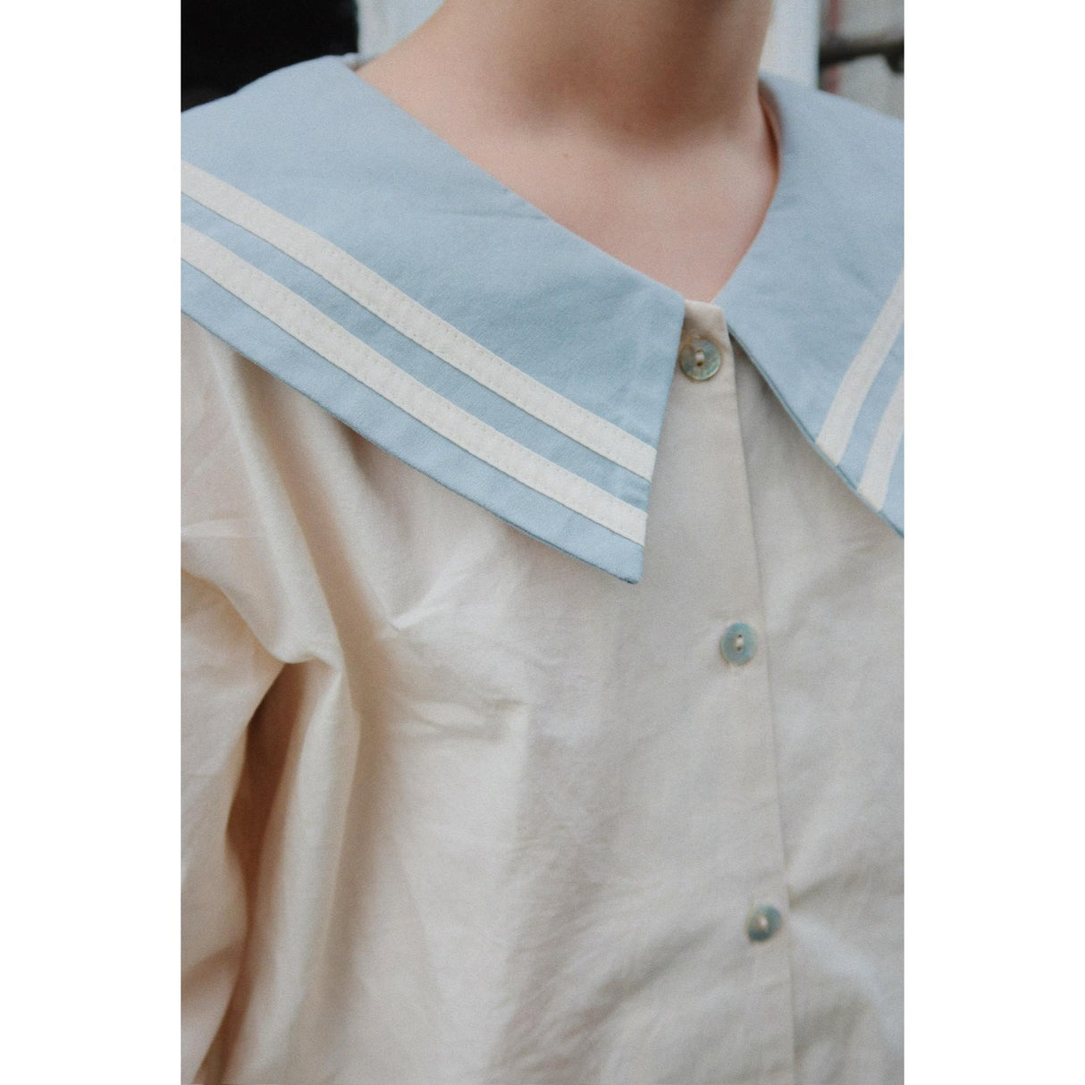 Konges Sløjd Ashley Blue Celebration Sailor Skjorta GOTS