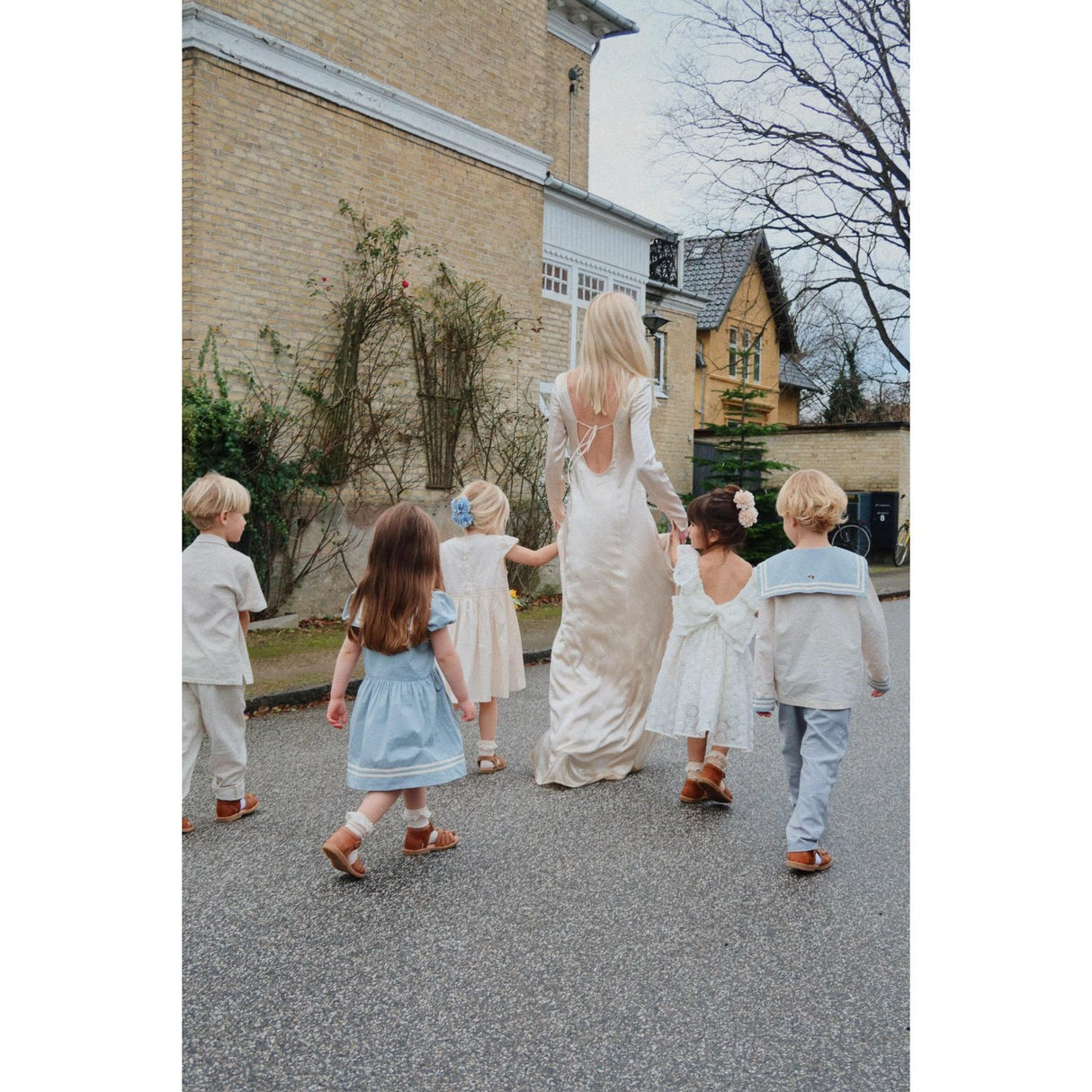 Konges Sløjd Ashley Blue Celebration Frankie Byxor GOTS